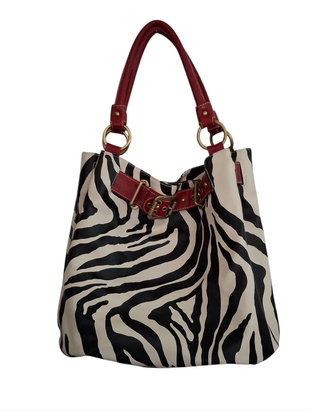 Zebra Print Hobo Bag